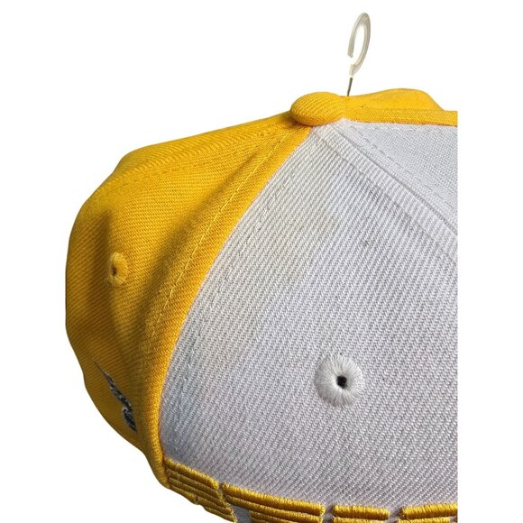 Oakland Athletics New Era 9Fifty Snapback Hat Yellow/Green Adjustable Fit - Picture 2 of 8